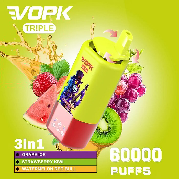 vape jetable Vopk Triple 60 000 bouffées en gros