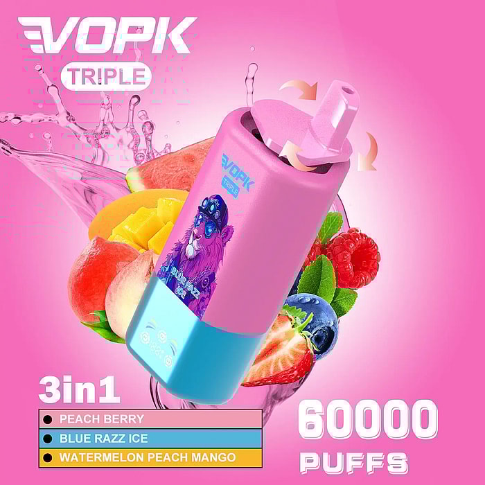 vape jetable Vopk Triple 60 000 bouffées en gros