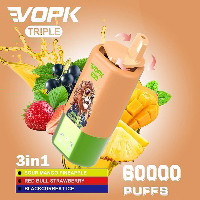vape jetable Vopk Triple 60 000 bouffées en gros