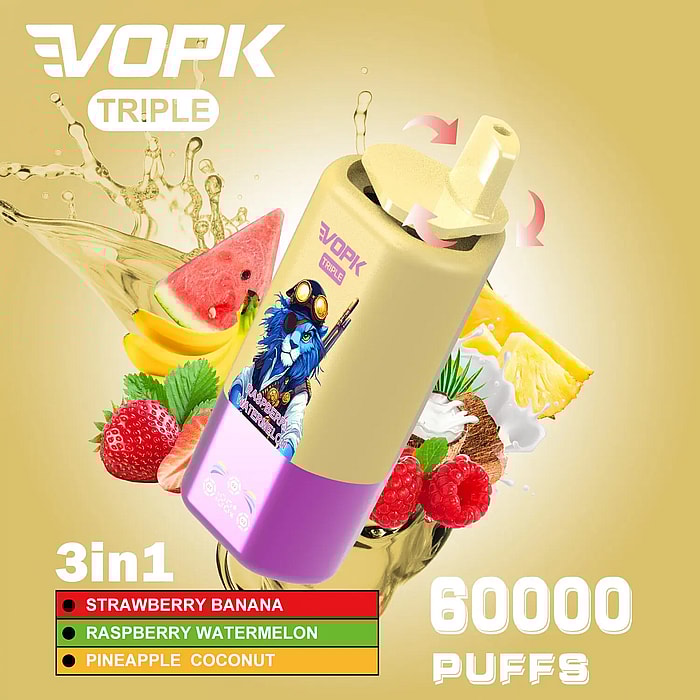 vape jetable Vopk Triple 60 000 bouffées en gros