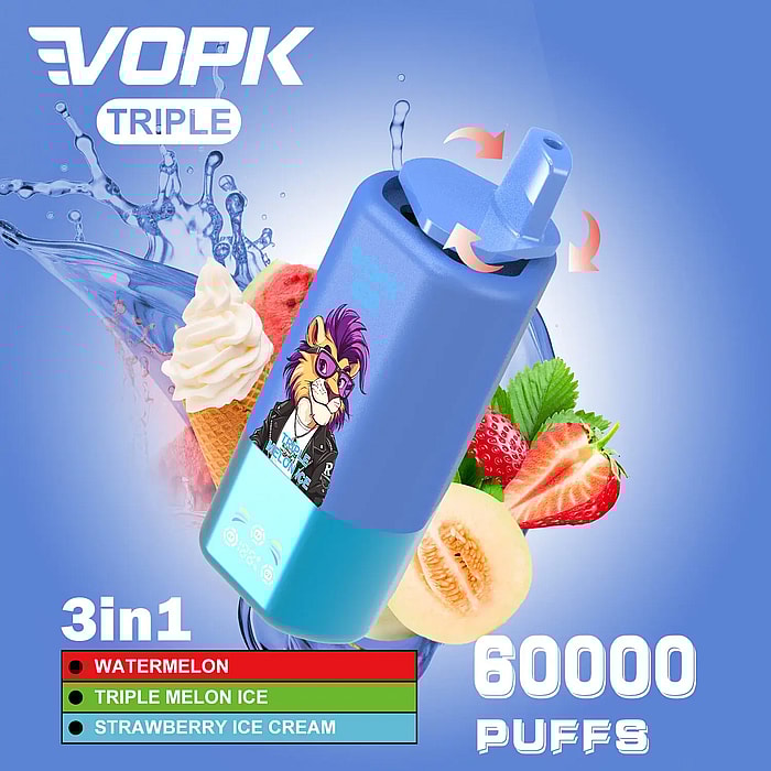 vape jetable Vopk Triple 60 000 bouffées en gros