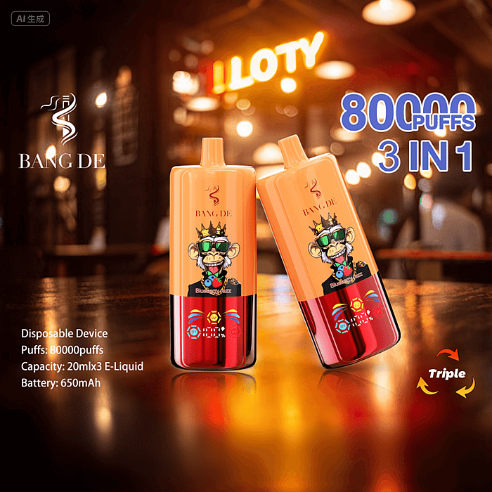 bang de 80000 8万回吸引できる卸売使い捨てベイプ