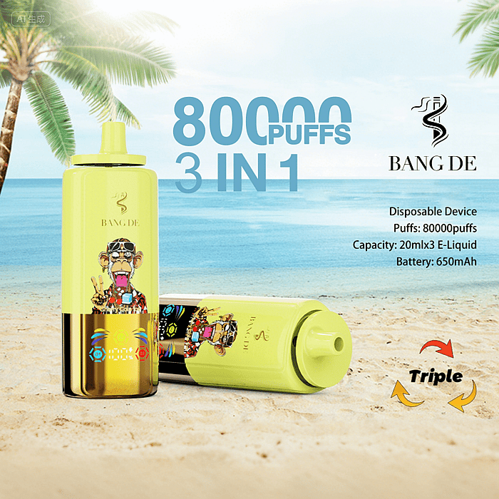 bang de 80000 8万回吸引できる卸売使い捨てベイプ