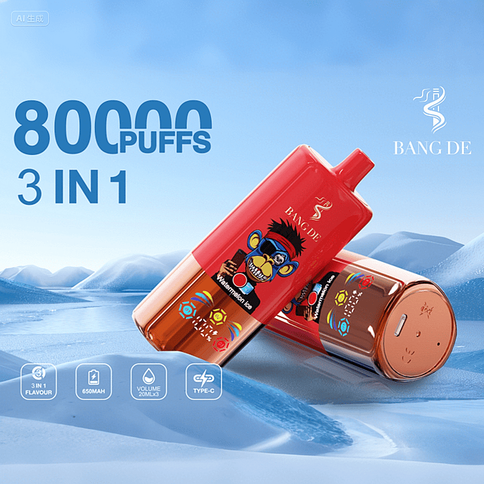 bang de 80000 8万回吸引できる卸売使い捨てベイプ