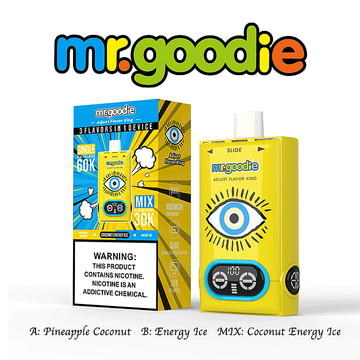 Vape desechable Mr.Goodie, 60.000 inhalaciones, 60.000 sabores, al por mayor