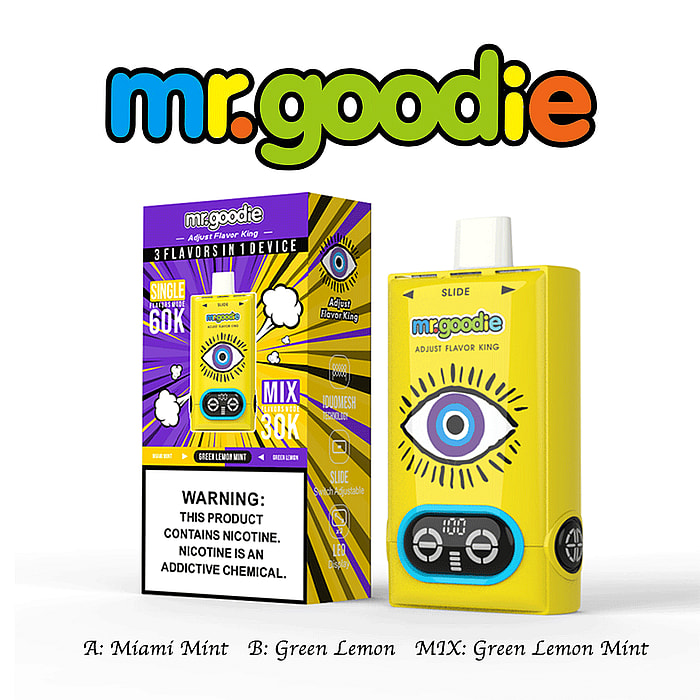 Vape desechable Mr.Goodie, 60.000 inhalaciones, 60.000 sabores, al por mayor