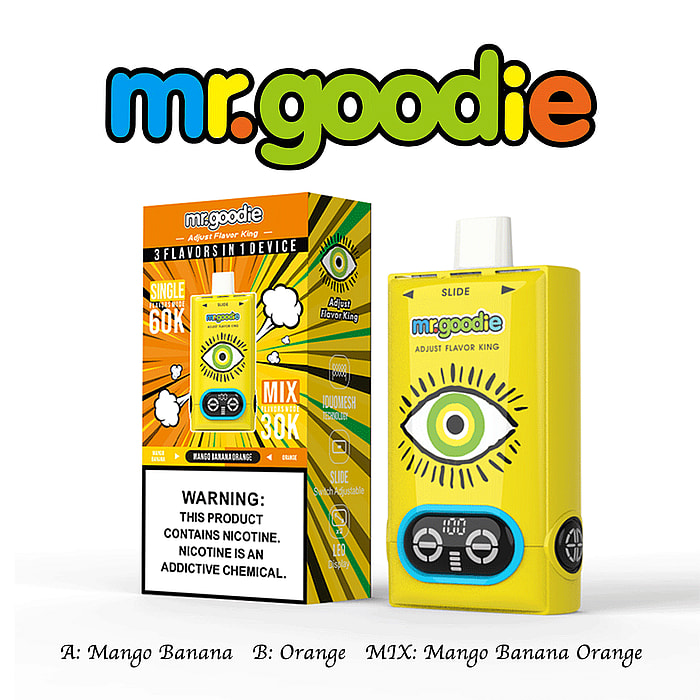 Vape desechable Mr.Goodie, 60.000 inhalaciones, 60.000 sabores, al por mayor