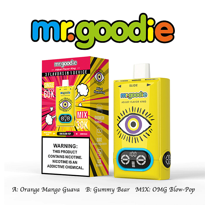 Vape desechable Mr.Goodie, 60.000 inhalaciones, 60.000 sabores, al por mayor