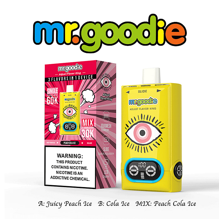 Vape desechable Mr.Goodie, 60.000 inhalaciones, 60.000 sabores, al por mayor