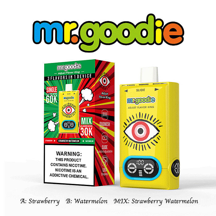 Vape desechable Mr.Goodie, 60.000 inhalaciones, 60.000 sabores, al por mayor
