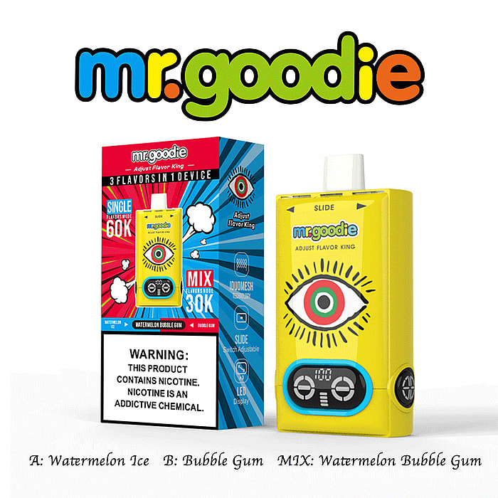 Vape desechable Mr.Goodie, 60.000 inhalaciones, 60.000 sabores, al por mayor