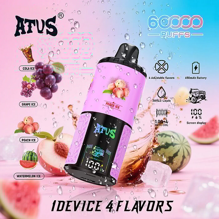 atvs warship 60000 60k puffs all'ingrosso svapo usa e getta