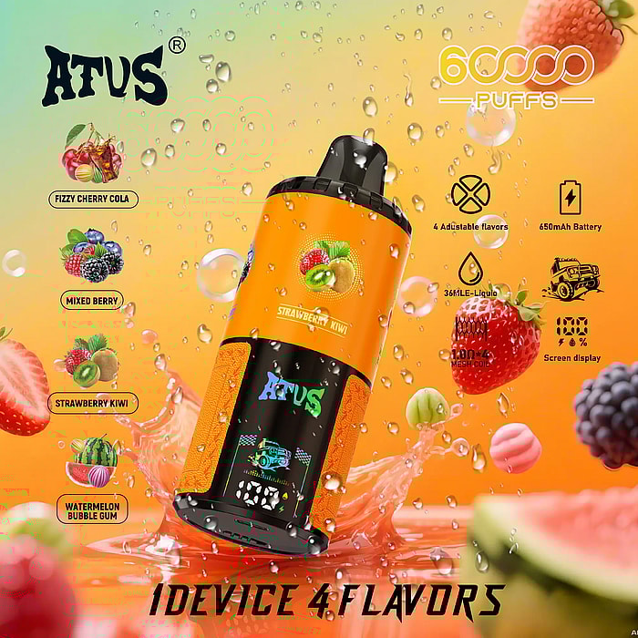 atvs warship 60000 60k puffs all'ingrosso svapo usa e getta
