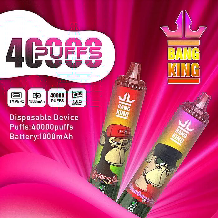 Bang King Tornado 40 000 bouffées (40 000 bouffées) Vape jetable en gros