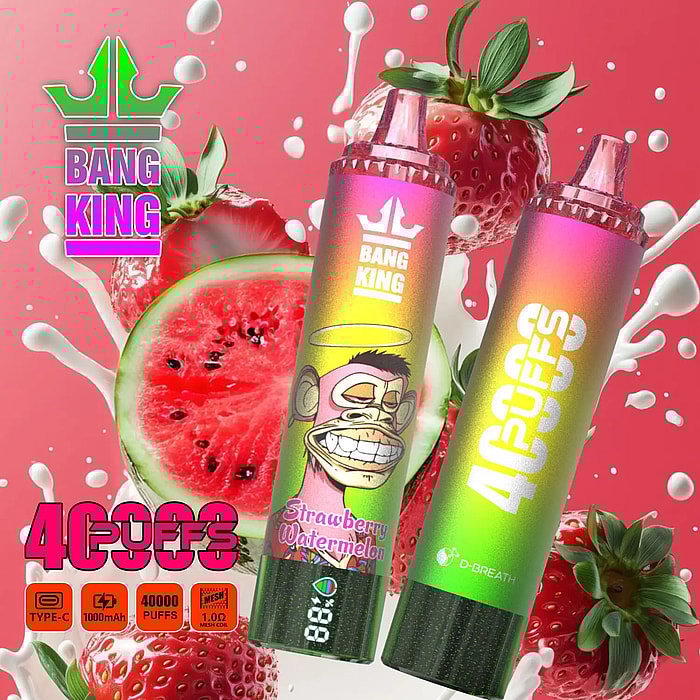 Bang King Tornado 40 000 bouffées (40 000 bouffées) Vape jetable en gros