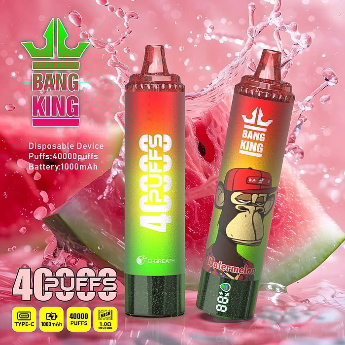 Bang King Tornado 40 000 bouffées (40 000 bouffées) Vape jetable en gros