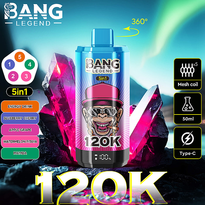 bang legend 120000 120k puffs all'ingrosso svapo usa e getta
