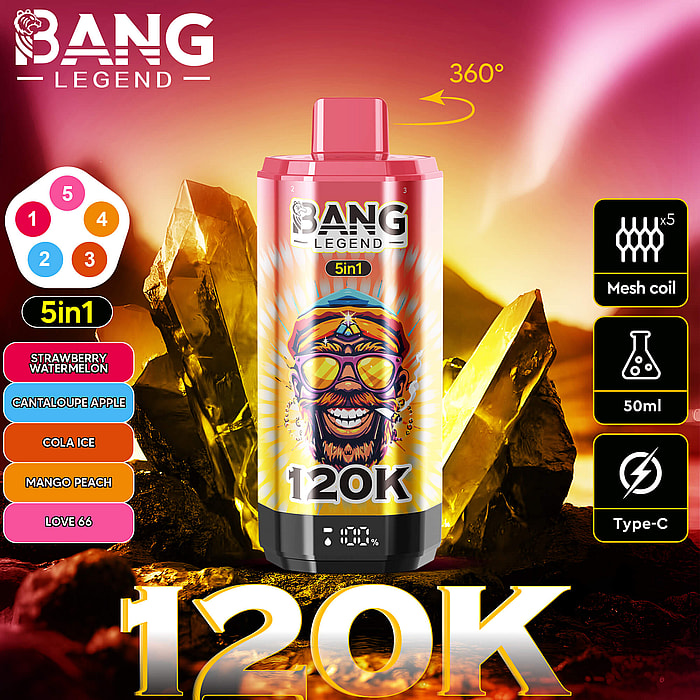 bang legend 120000 120k puffs all'ingrosso svapo usa e getta