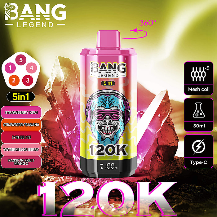 bang legend 120000 120k puffs all'ingrosso svapo usa e getta