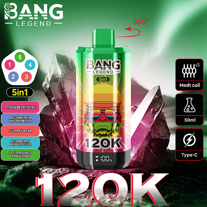 bang legend 120000 120k puffs all'ingrosso svapo usa e getta