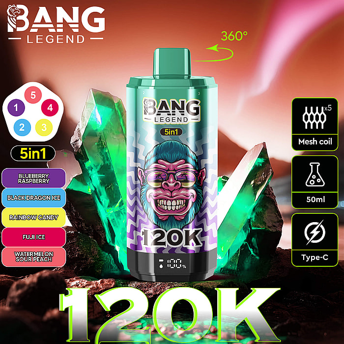bang legend 120000 120k puffs all'ingrosso svapo usa e getta