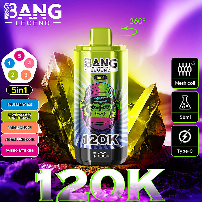 bang legend 120000 120k puffs all'ingrosso svapo usa e getta