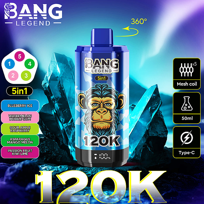 bang legend 120000 120k puffs all'ingrosso svapo usa e getta