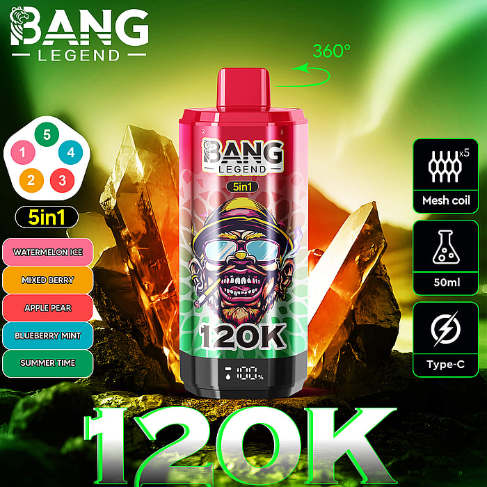 bang legend 120000 120k puffs all'ingrosso svapo usa e getta