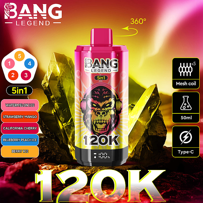 bang legend 120000 120k puffs all'ingrosso svapo usa e getta
