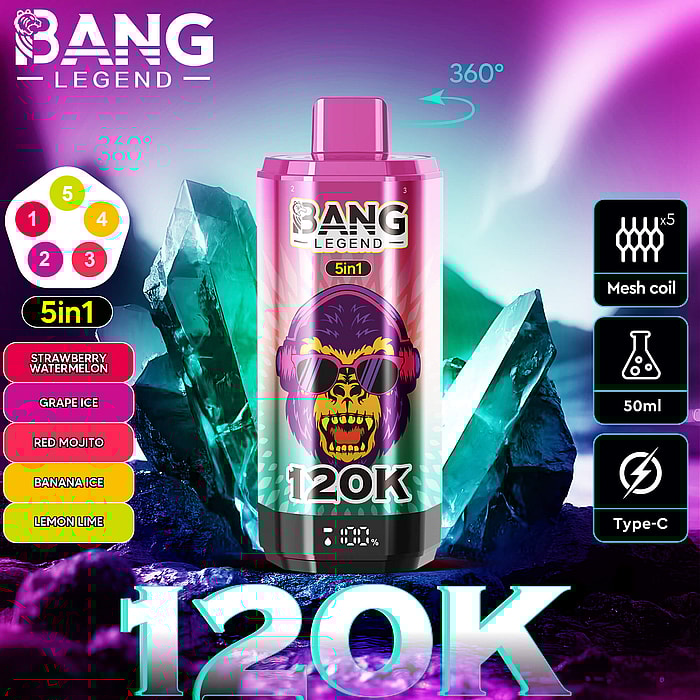 bang legend 120000 120k puffs all'ingrosso svapo usa e getta