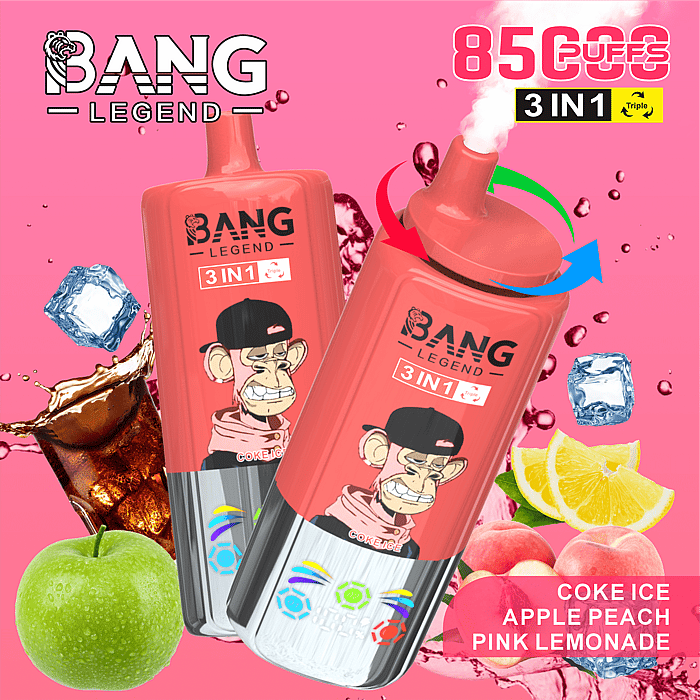 bang legend 85000 85k puffs 3 in 1 wholesale disposable vape