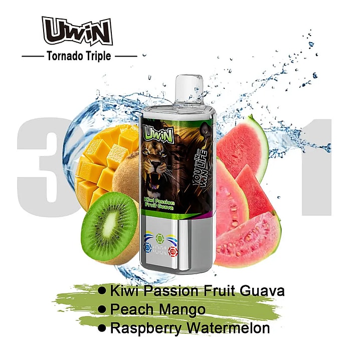 uwin tornado triple 60000 60k puffs 3 in 1 flavors wholesale disposable vape