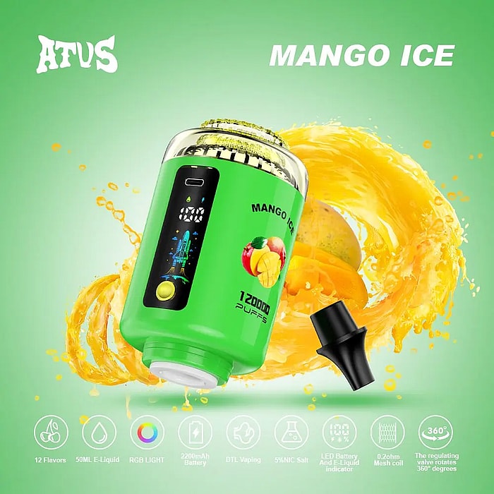 VTT 120 000 120 000 bouffées de vape jetable en gros