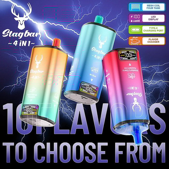 stag bar 4in1 80000 80k puffs wholesale disposable vape
