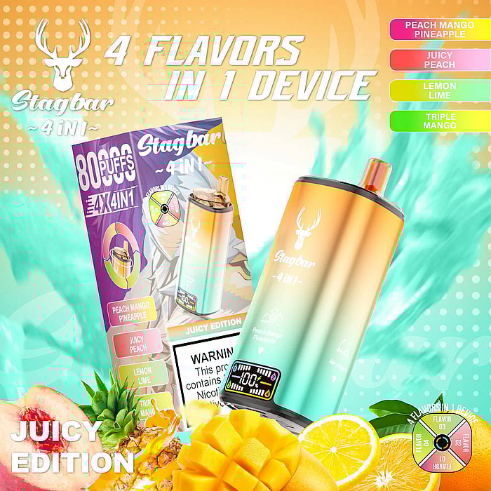 stag bar 4in1 80000 80k puffs wholesale disposable vape