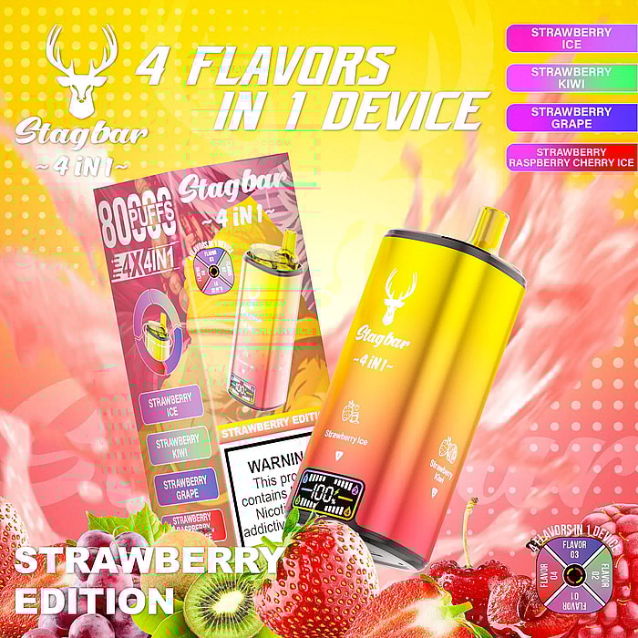 stag bar 4in1 80000 80k puffs wholesale disposable vape
