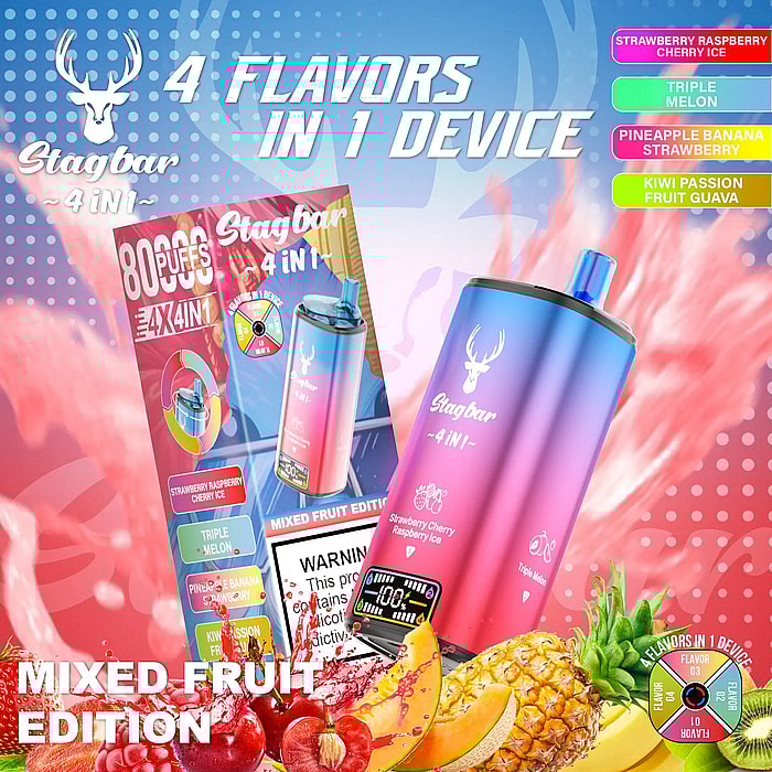 stag bar 4in1 80000 80k puffs wholesale disposable vape