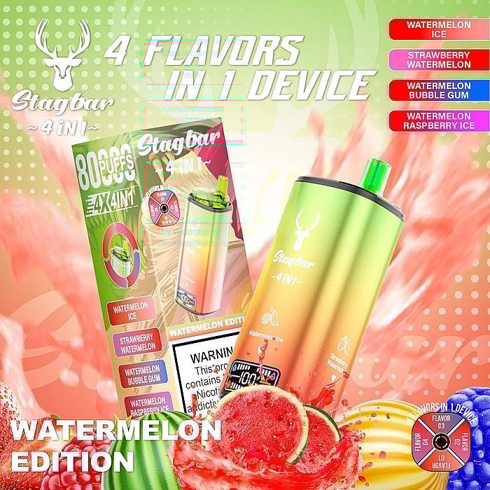 stag bar 4in1 80000 80k puffs wholesale disposable vape