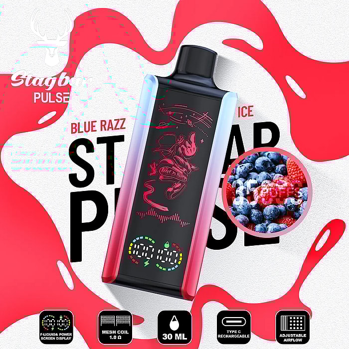 stag bar pulse 35000 35k puffs wholesale disposable vape