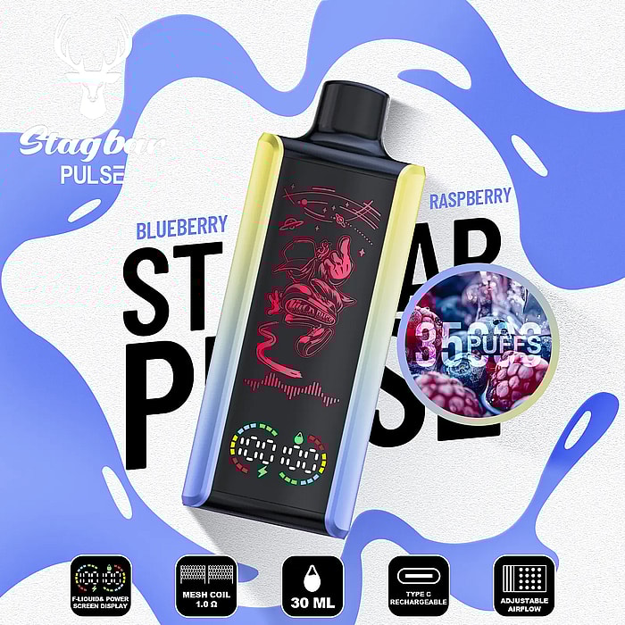 stag bar pulse 35000 35k puffs wholesale disposable vape