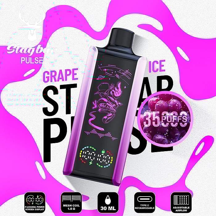 stag bar pulse 35000 35k puffs wholesale disposable vape