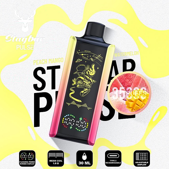 stag bar pulse 35000 35k puffs wholesale disposable vape
