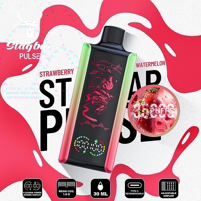 stag bar pulse 35000 35k puffs wholesale disposable vape