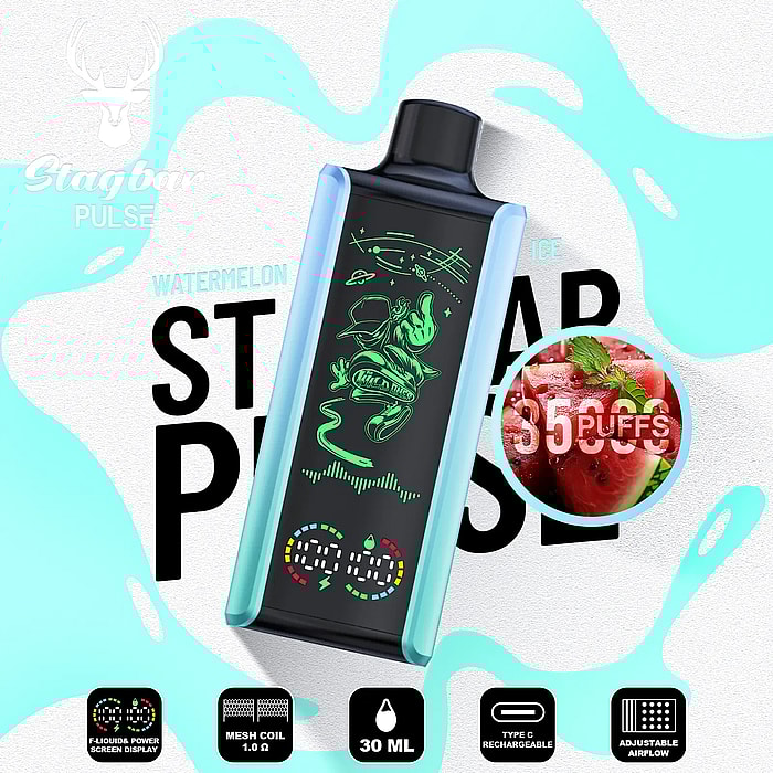 stag bar pulse 35000 35k puffs wholesale disposable vape