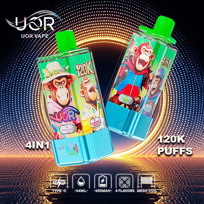 uor 120000 120k puffs 4 in 1 wholesale disposable vape