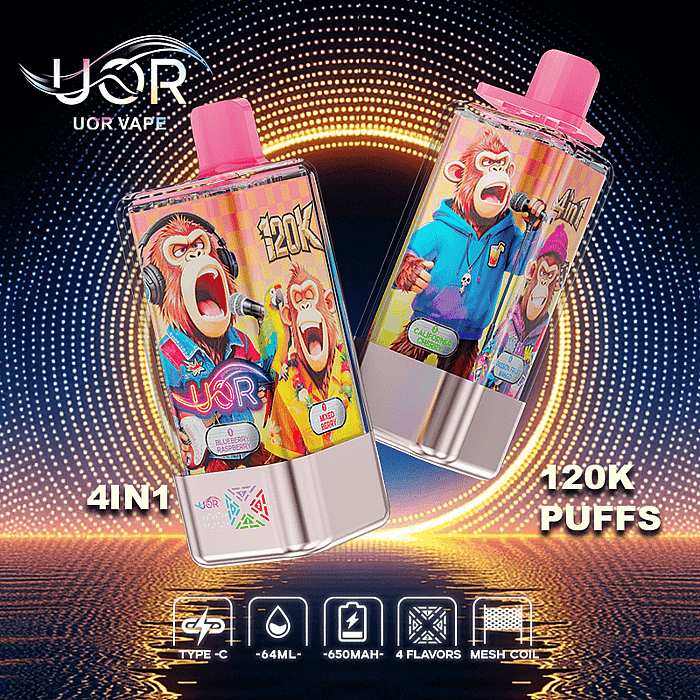 uor 120000 120k puffs 4 in 1 wholesale disposable vape