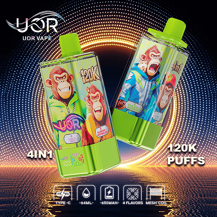 uor 120000 120k puffs 4 in 1 wholesale disposable vape