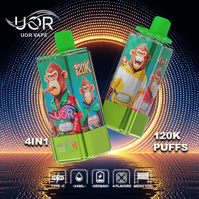 uor 120000 120k puffs 4 in 1 wholesale disposable vape