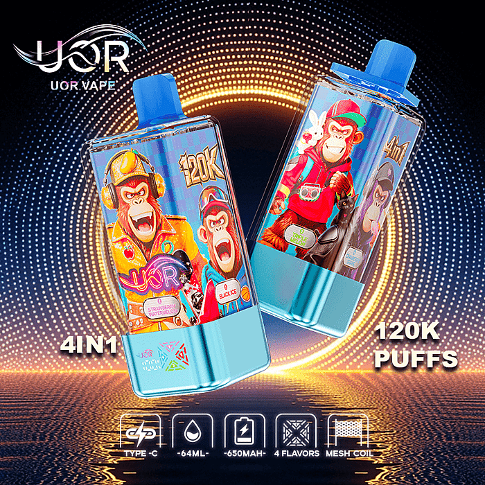uor 120000 120k puffs 4 in 1 wholesale disposable vape