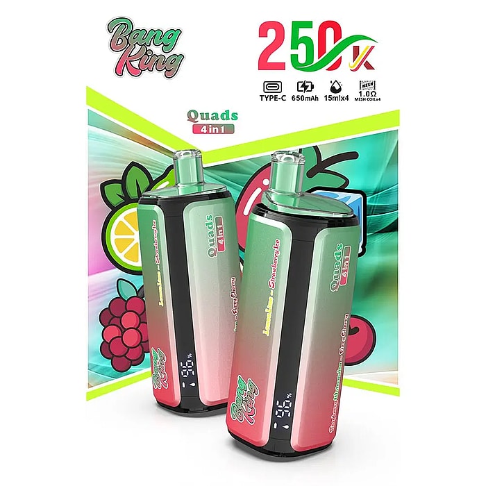 bang king 250000 250k パフ卸売使い捨てベープ